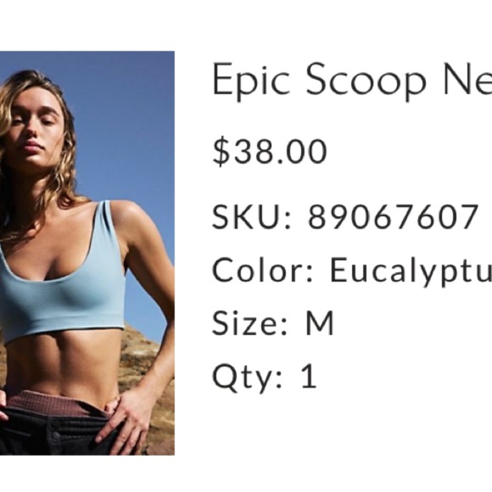 Free People Epic Scoop Neck Top